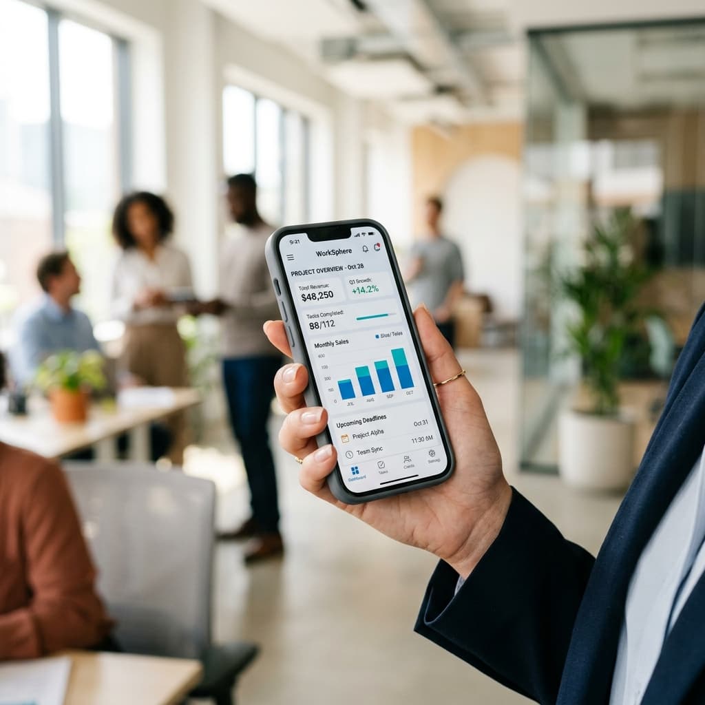 Mobile business application