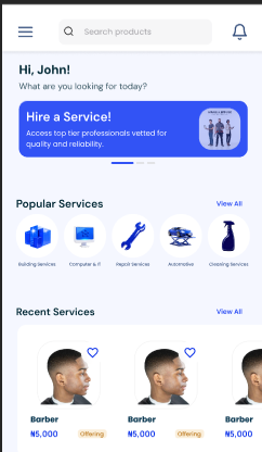 Services Mockup